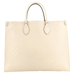 Louis Vuitton OnTheGo Tote Limited Edition Monogram Empreinte Giant GM