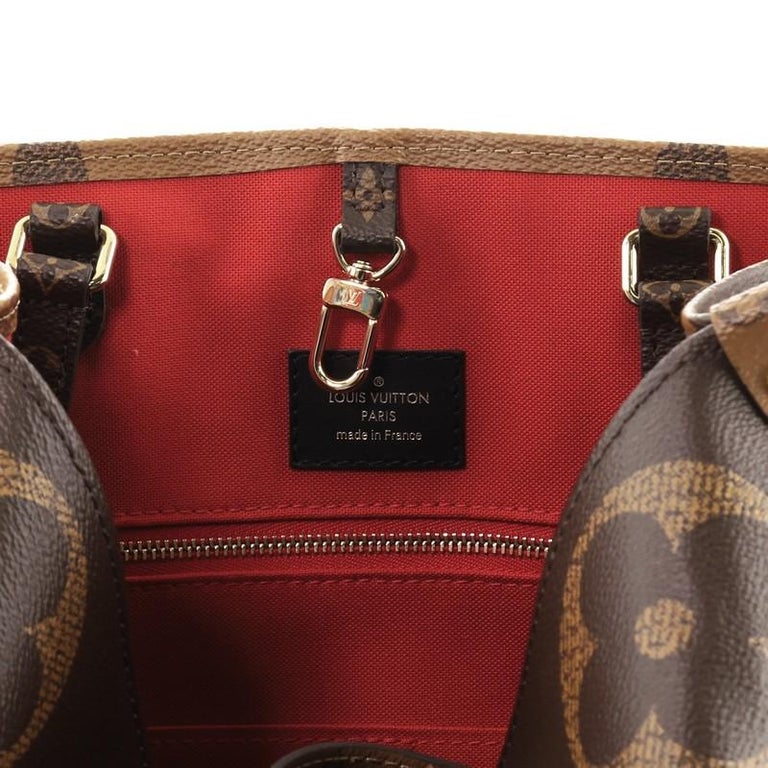 Louis Vuitton, Bags, Authentic Louis Vuitton Reverse Monogrammed Gm On  The Go Euc Sd49