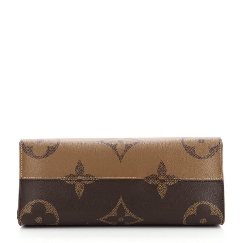 Louis Vuitton OnTheGo Tote Limited Edition Reverse Monogram Giant MM In Good Condition In NY, NY