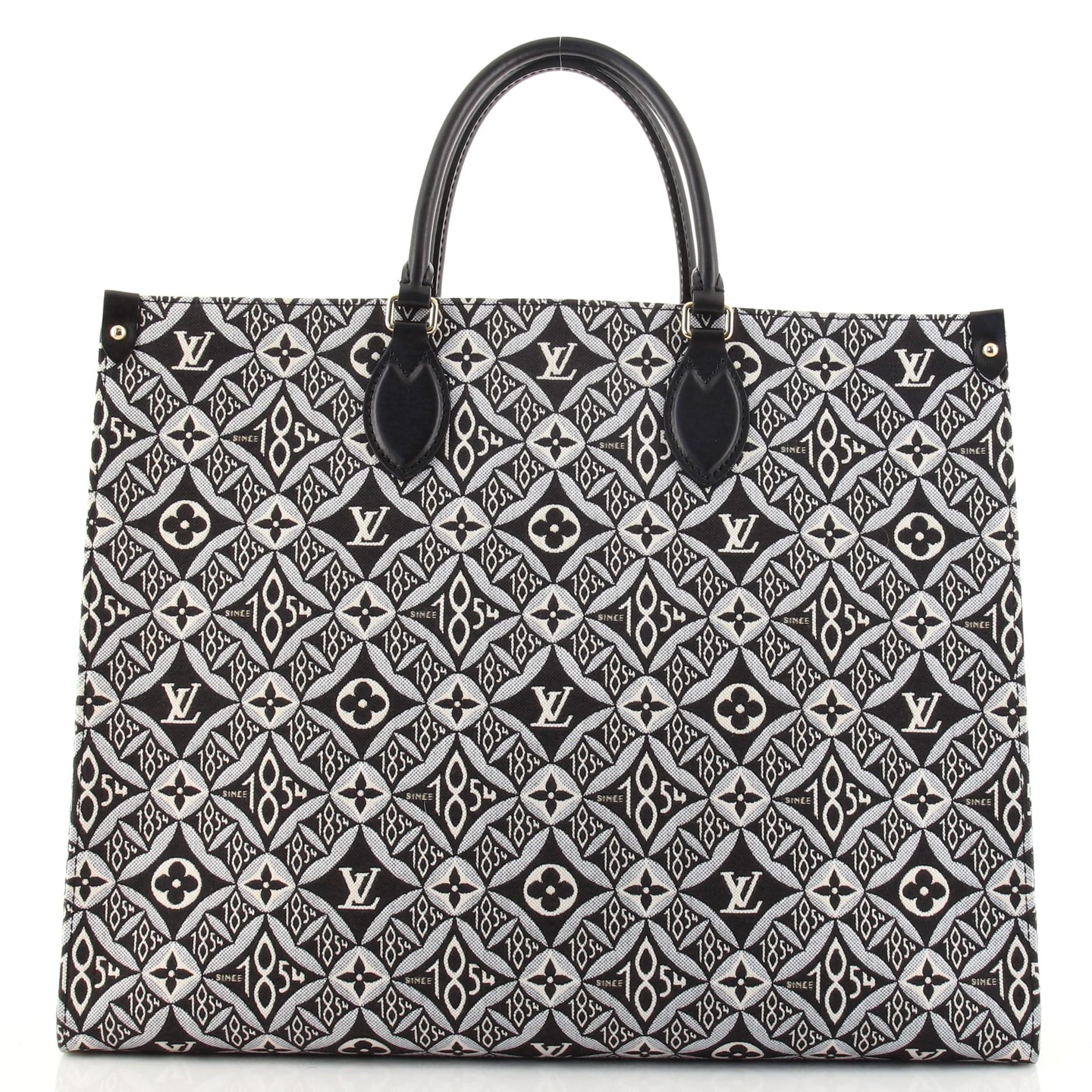 Louis Vuitton OnTheGo Tote Limited Edition Since 1854 Monogram Jacquard G In Good Condition In NY, NY