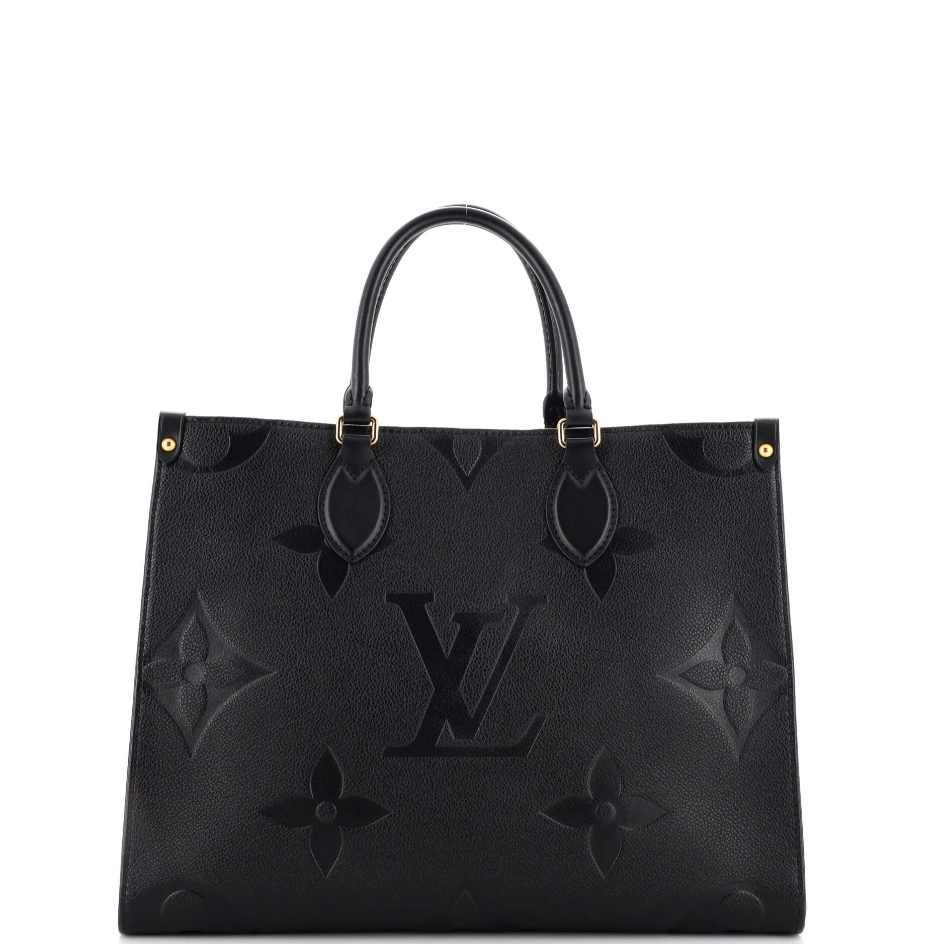 Louis Vuitton OnTheGo Tote Monogram Empreinte Giant MM In Good Condition In NY, NY