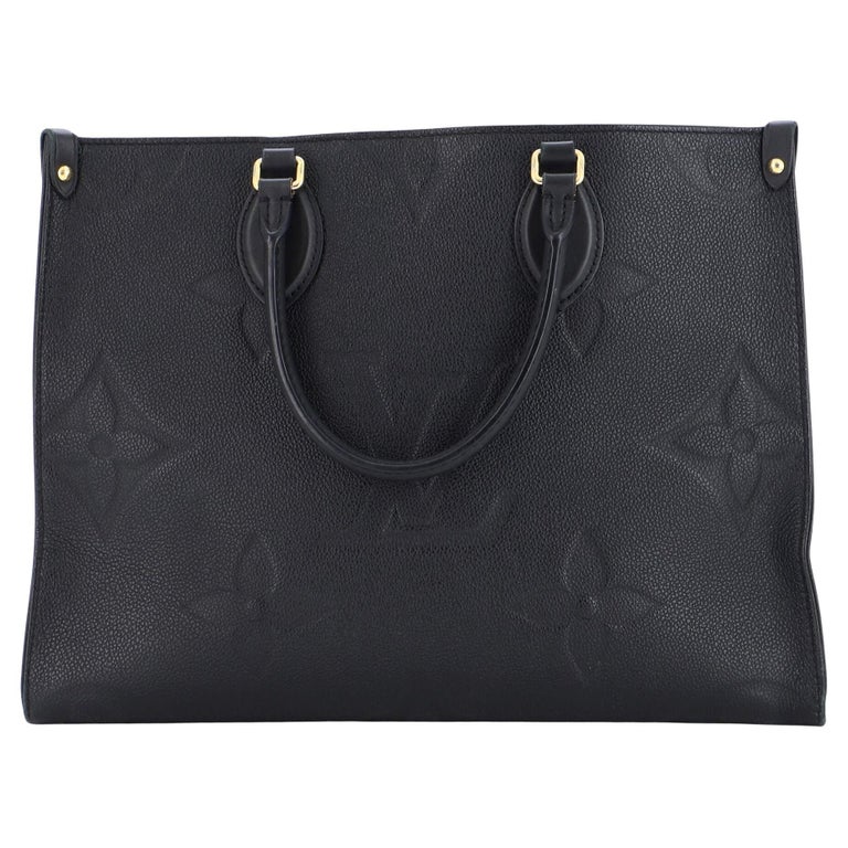 Louis Vuitton OnTheGo Tote GM Black Leather