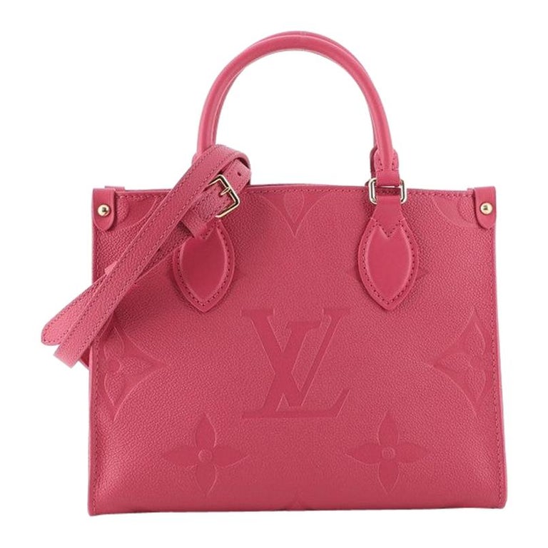 louis vuitton on the go pink