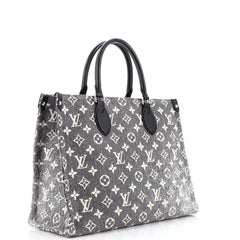 Louis Vuitton OnTheGo Tote Monogram Jacquard Denim MM
