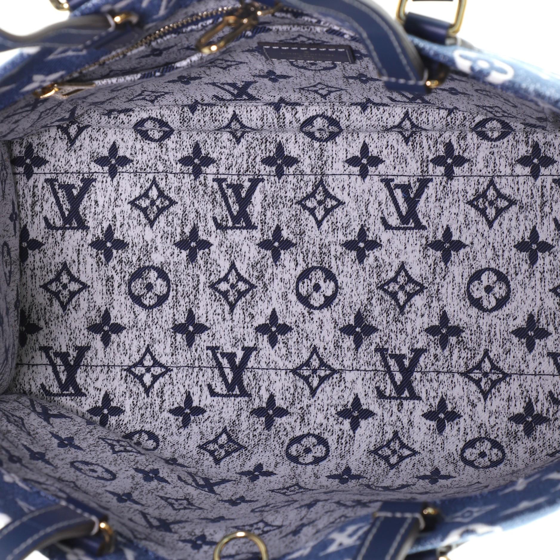 Louis Vuitton OnTheGo Tote Monogram Jacquard Denim MM 1