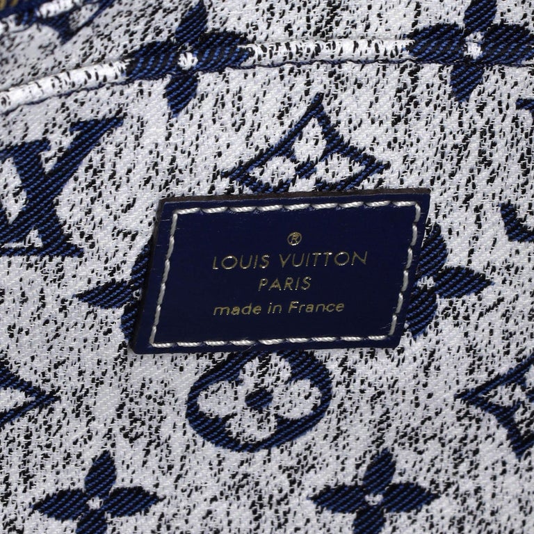 NEW ONTHEGO MM Louis Vuitton Monogram Jacquard Denim Collection