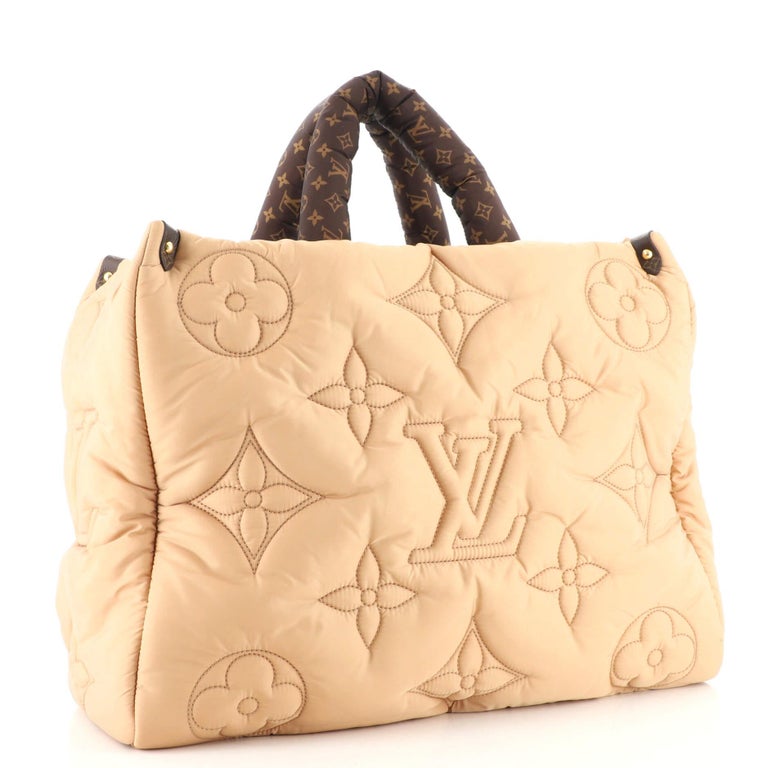 Louis Vuitton OnTheGo Tote Monogram Quilted Econyl Nylon GM at