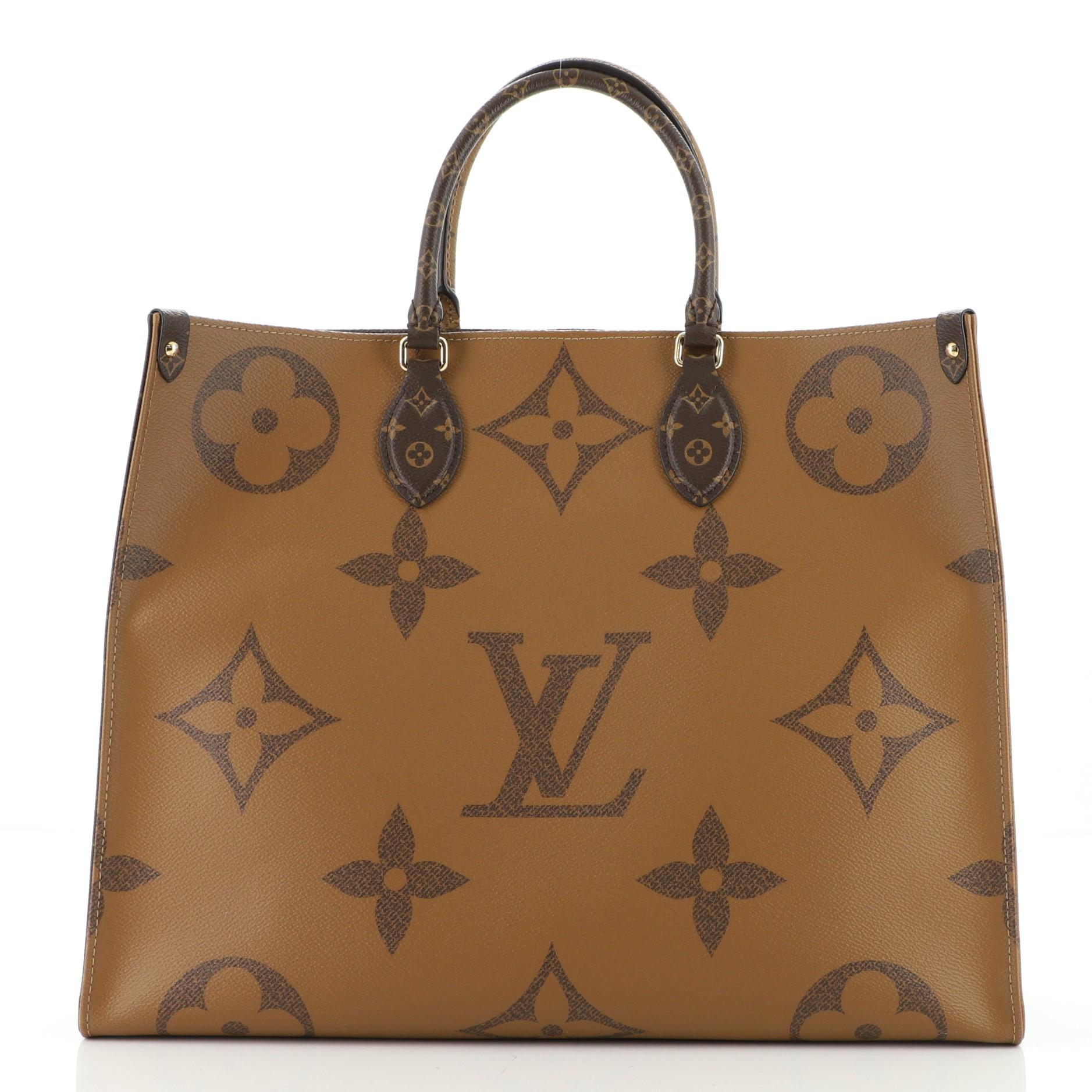 Louis Vuitton OnTheGo Tote Reverse Monogram Giant GM In Fair Condition In NY, NY