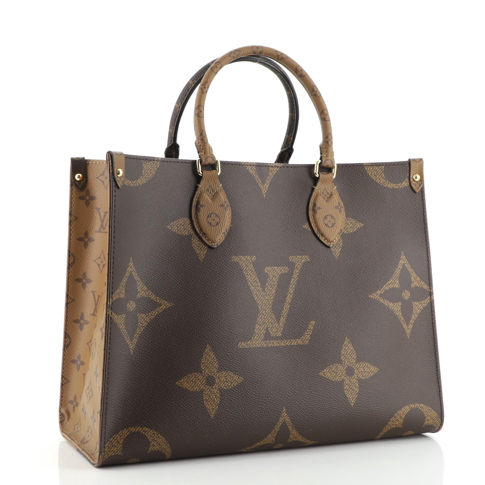 Black Louis Vuitton OnTheGo Tote Reverse Monogram Giant MM