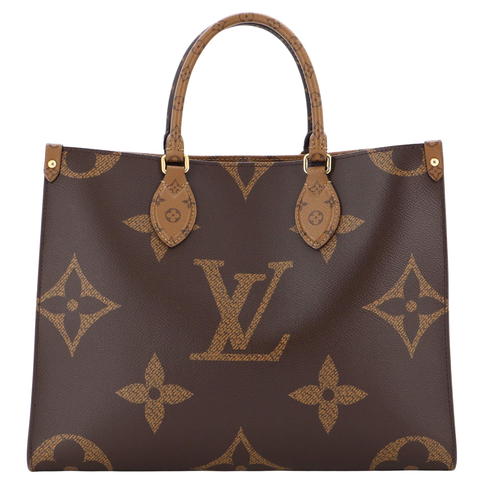 Louis Vuitton Vintage  Monogram Luco Tote Bag  Brown  Leather Handbag   Luxury High Quality  Avvenice