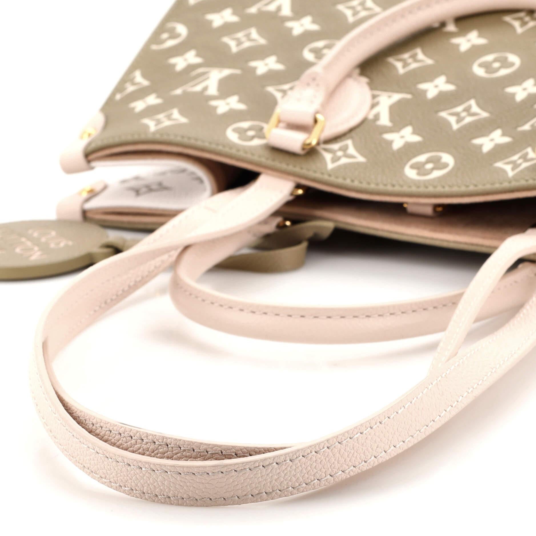 Louis Vuitton OnTheGo Tote Spring in the City Monogram Empreinte Leather MM 2