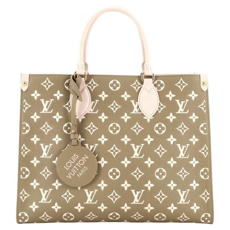 Louis Vuitton OnTheGo Tote Spring in the City Monogram Empreinte Leather MM  at 1stDibs