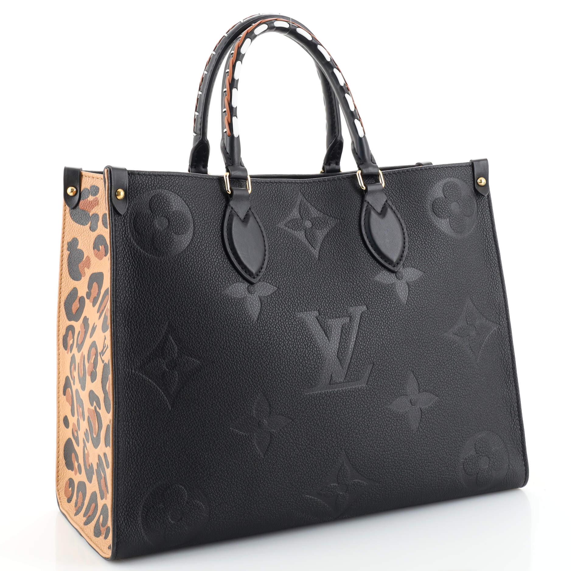 Louis Vuitton OnTheGo Tote Wild at Heart Monogram Empreinte Giant MM In Good Condition In NY, NY