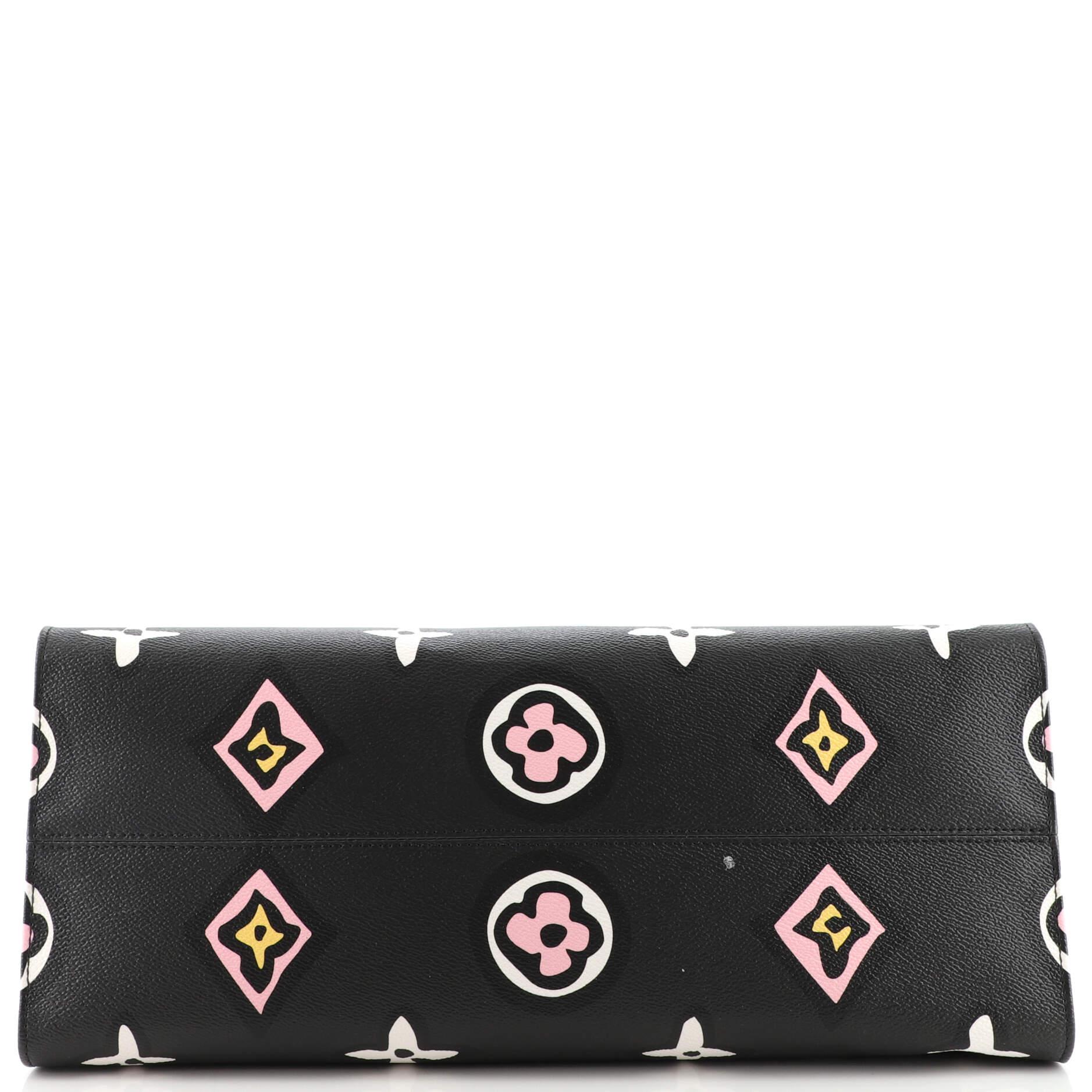 Louis Vuitton OnTheGo Fourre-tout Wild at Heart Monogramme Giant GM Bon état à NY, NY