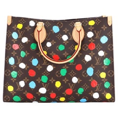 LOUIS VUITTON Yayoi Kusama Neverful MM Tote Bag 2012 [ReSale]