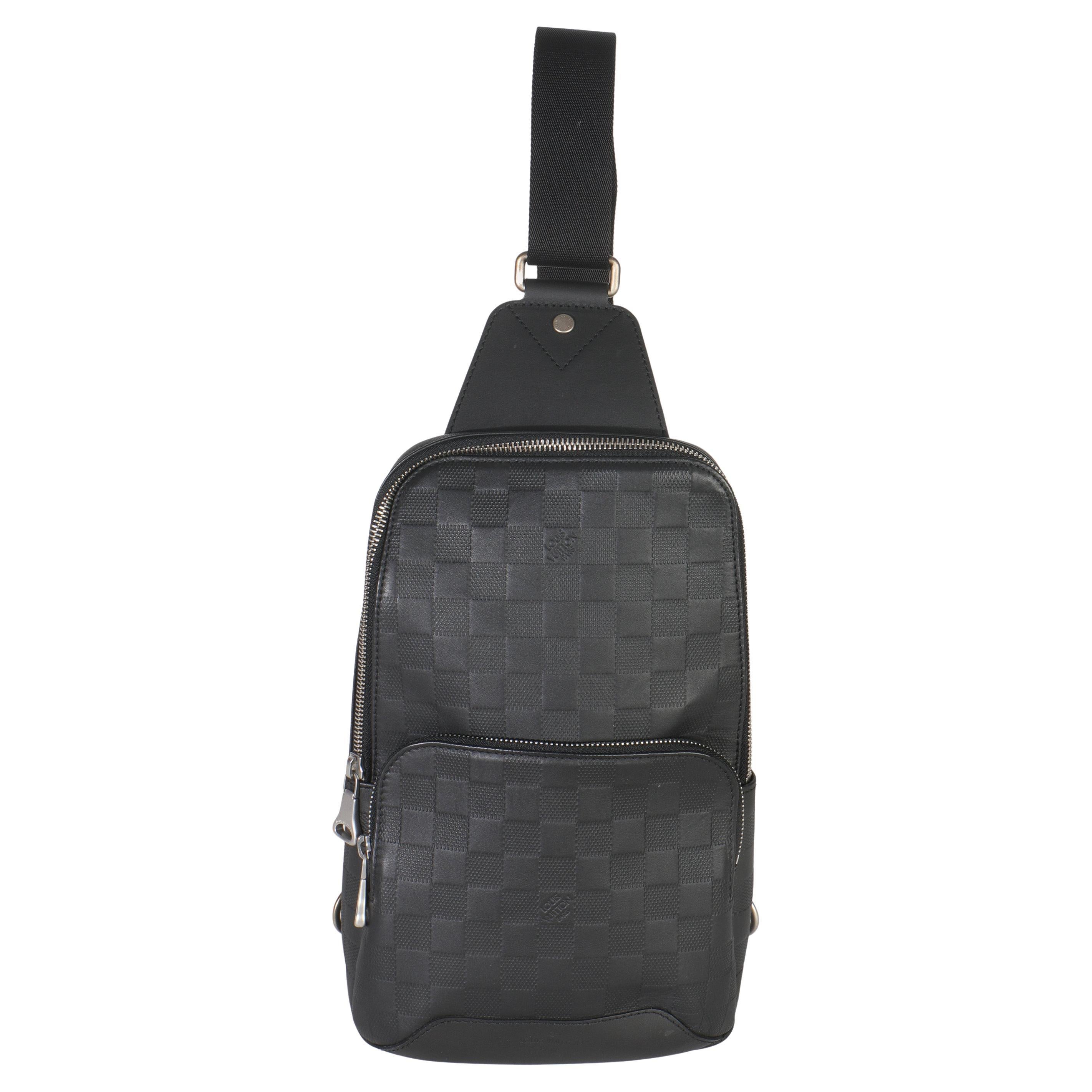 Louis Vuitton Borsa a tracolla onyx Damier Infini Avenue