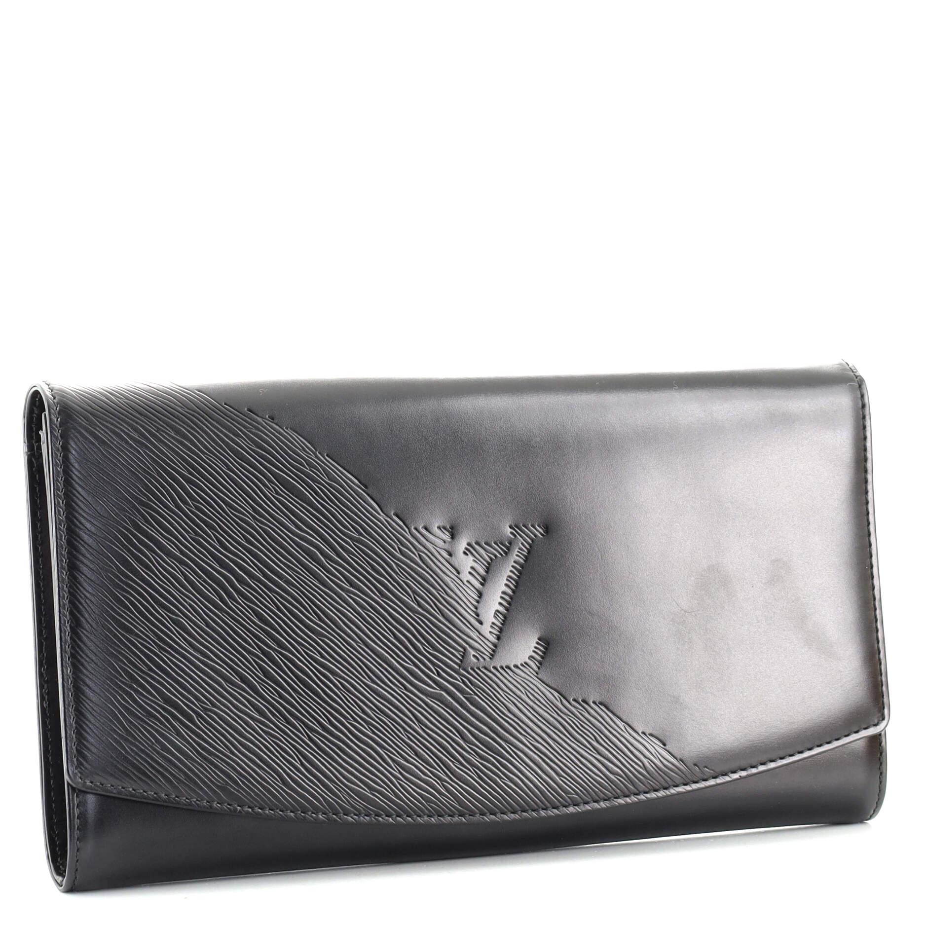 Louis Vuitton Opera Egee Clutch Epi Leder (Schwarz)