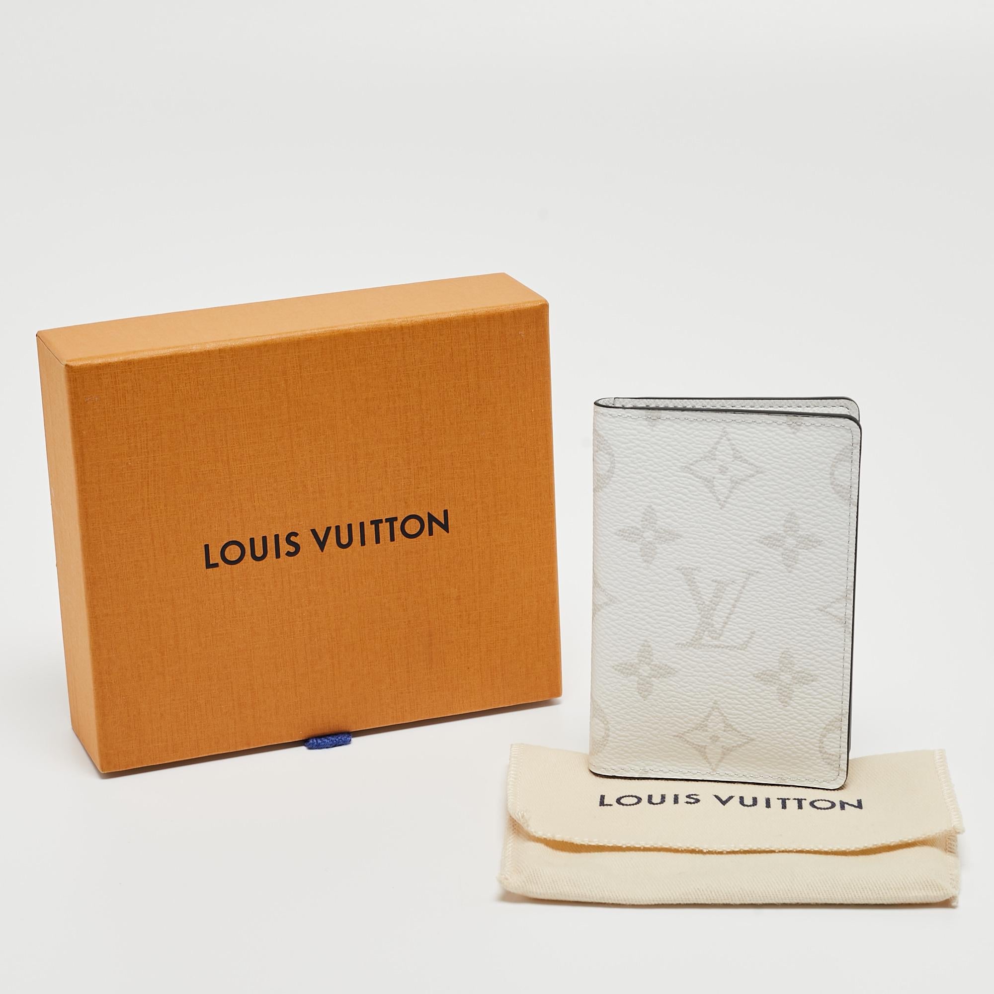 Louis Vuitton Optic White Monogram Canvas Pocket Organizer 5