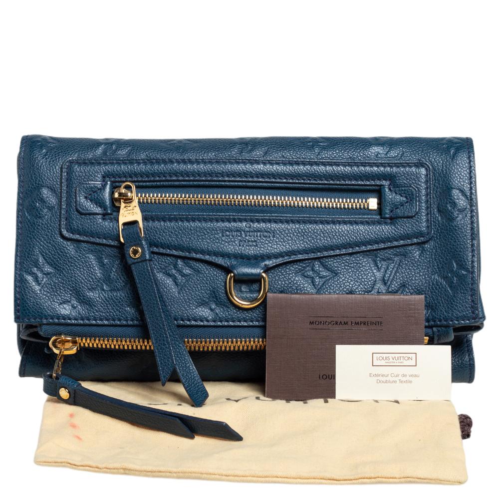 Louis Vuitton Orage Monogram Empreinte Leather Petillante Clutch 5