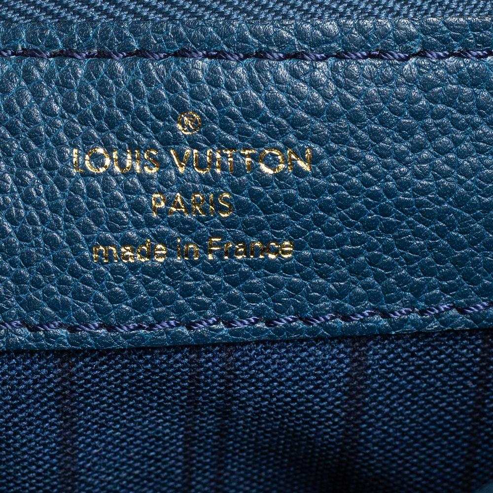 Louis Vuitton Orage Monogram Empreinte Leather Petillante Clutch In Fair Condition In Dubai, Al Qouz 2