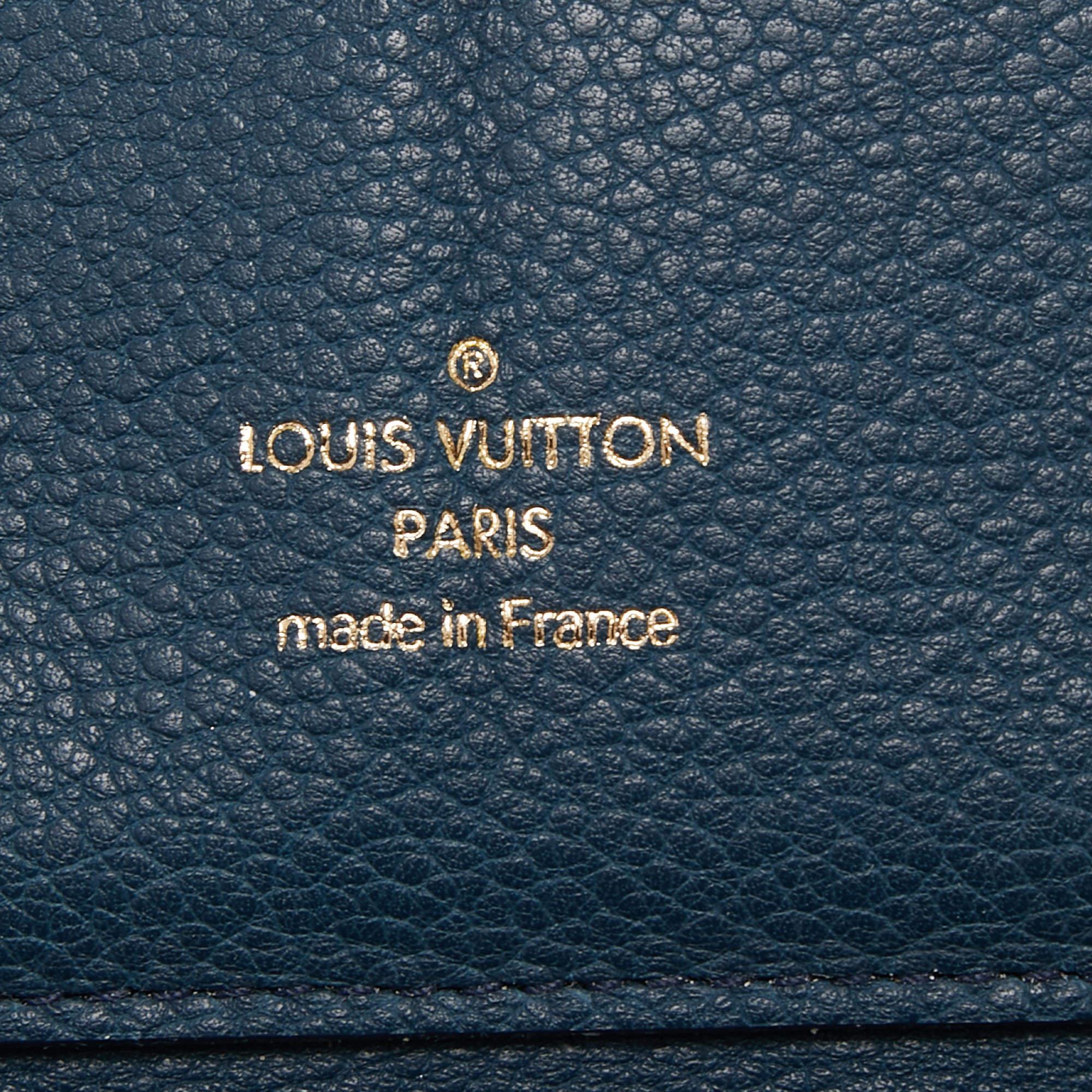 Louis Vuitton Orage Monogram Empreinte Leather Zippy Wallet For Sale 9
