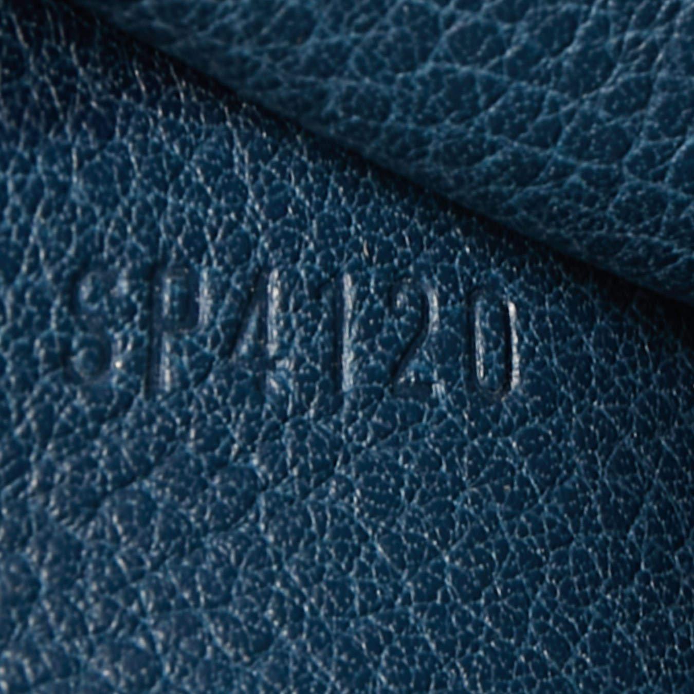  Louis Vuitton - Portefeuille à fermeture éclair en cuir avec monogramme « Empreinte » Pour femmes 