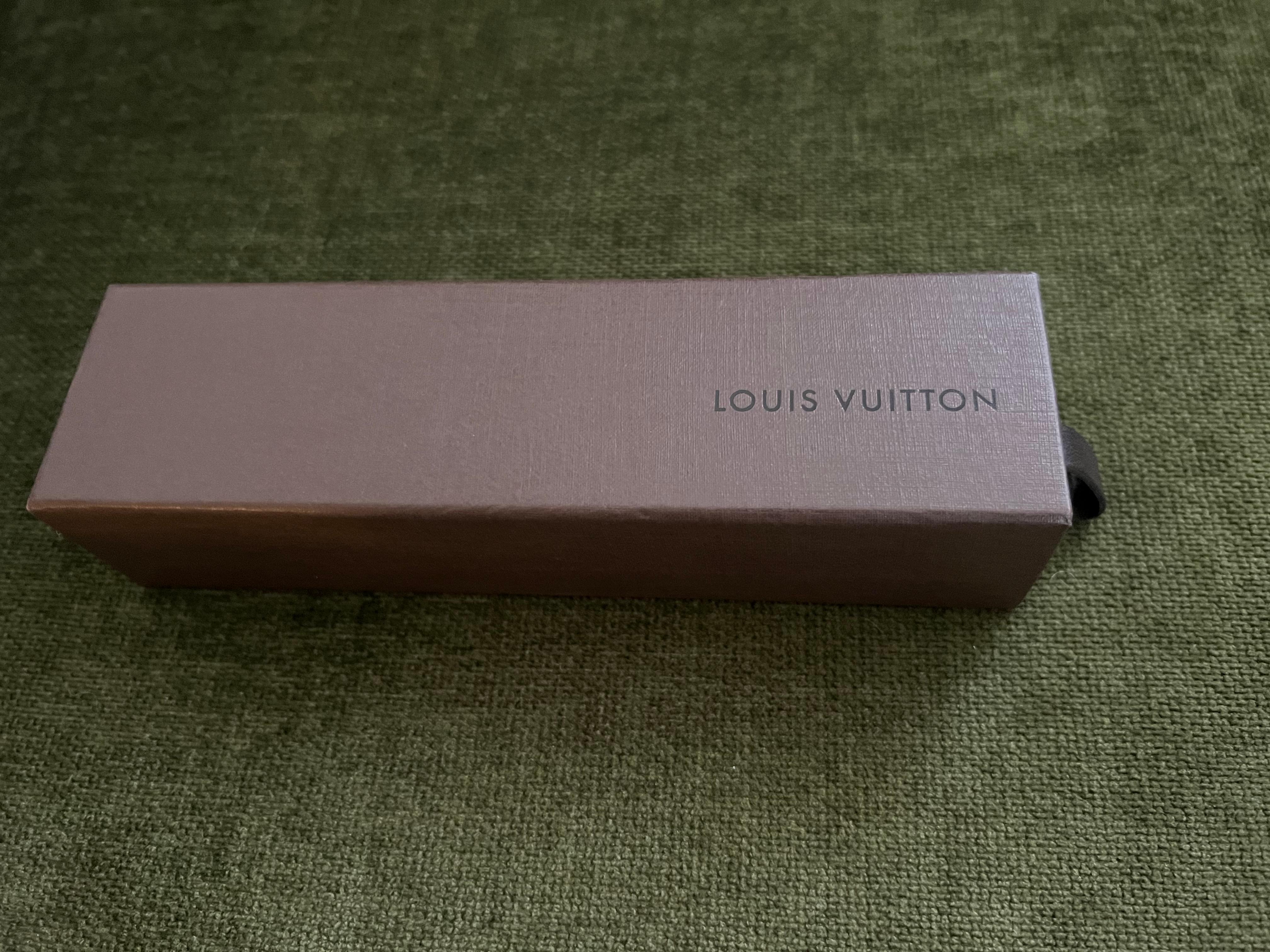 Louis Vuitton Orange and Gold Agenda chic pen   5