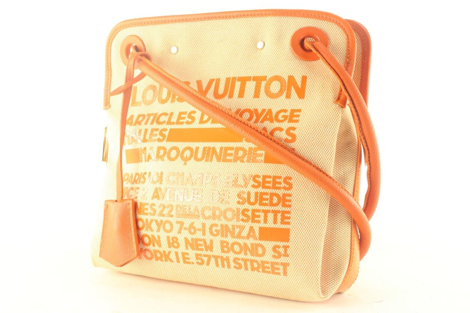 Louis Vuitton Orange Articles De Voyage Travel Bag PM 2LV1010K 7
