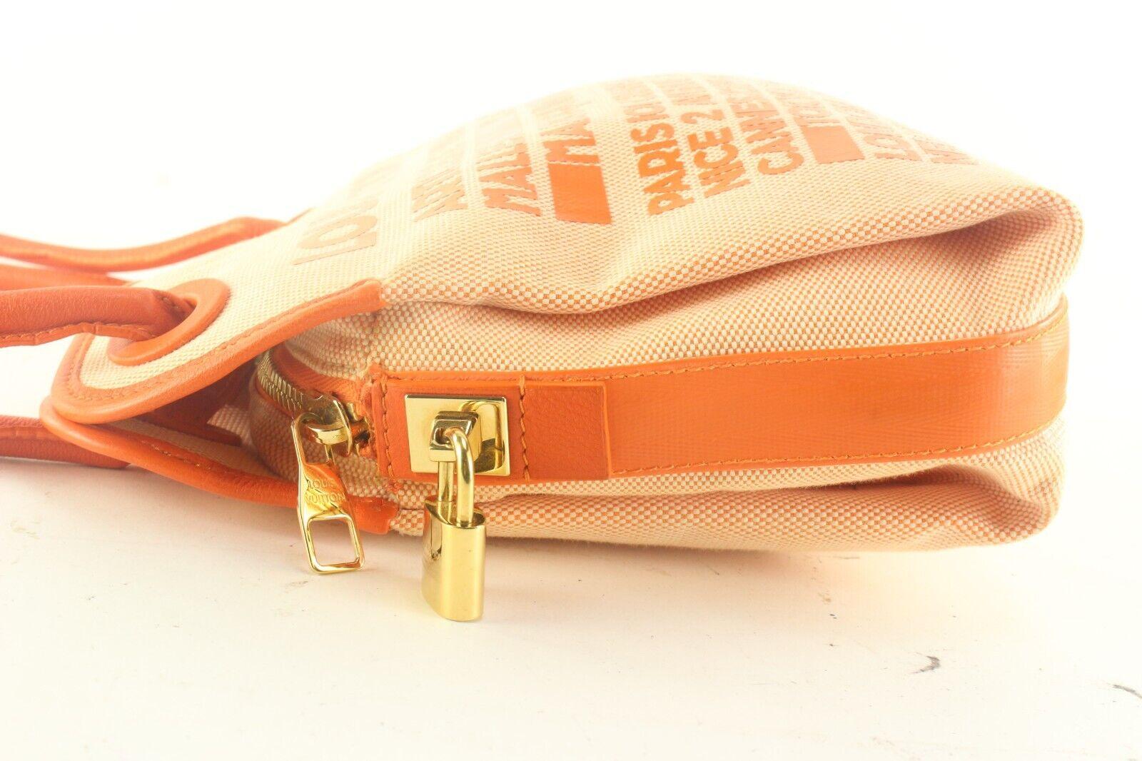 Louis Vuitton Orange Articles De Voyage Travel Bag PM 2LV1010K 3