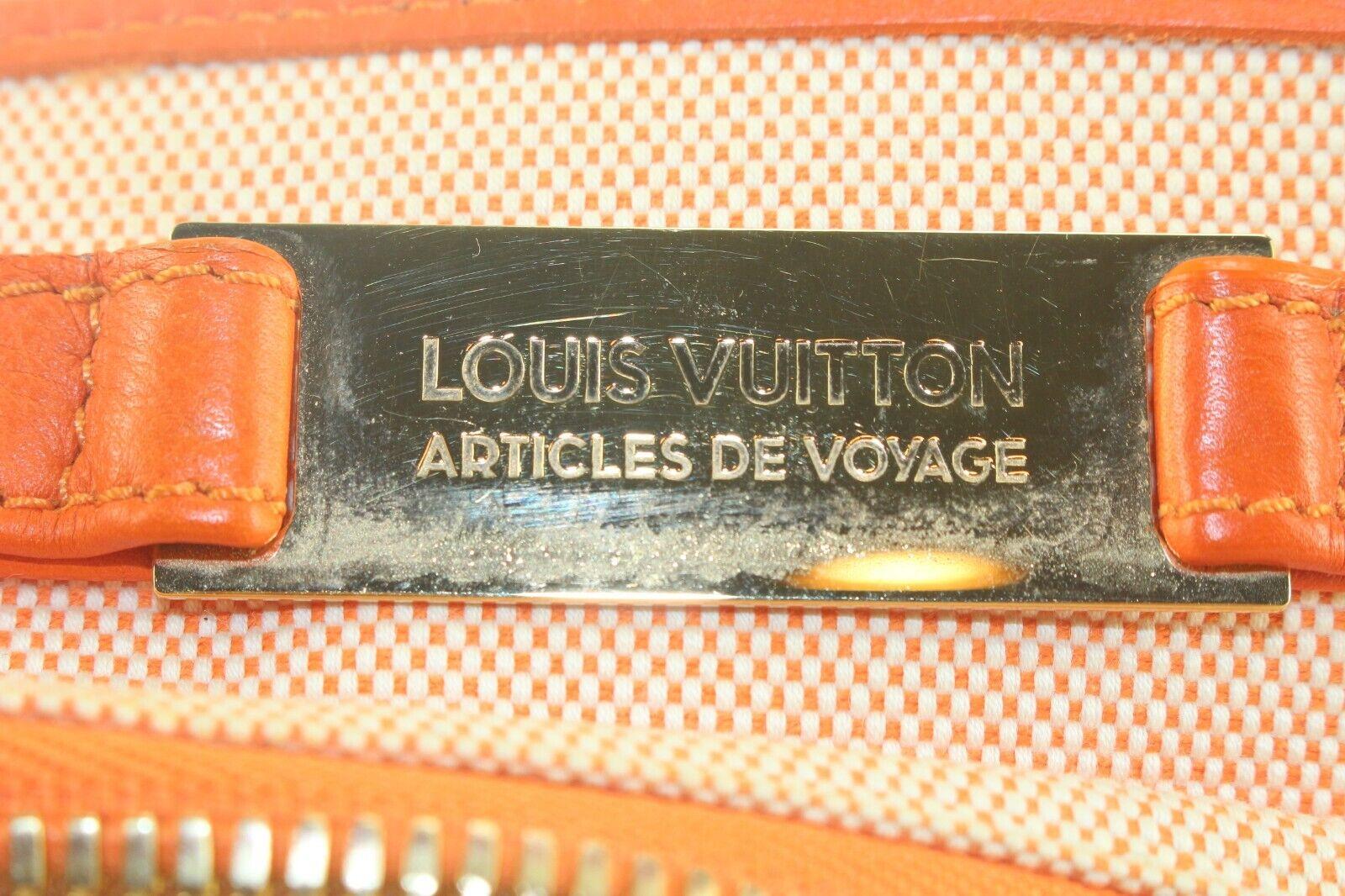 Louis Vuitton Orange Articles De Voyage Travel Bag PM 2LV1010K 4