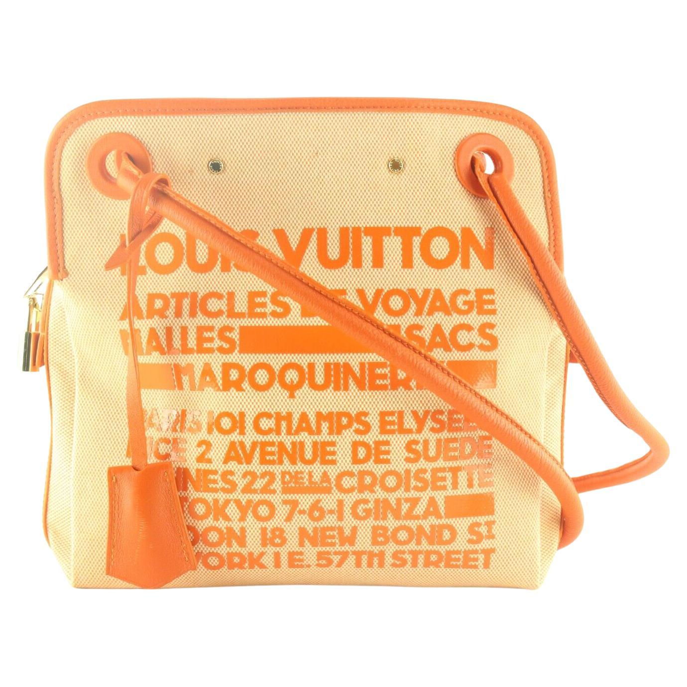 Louis Vuitton Orange Articles De Voyage Travel Bag PM 2LV1010K