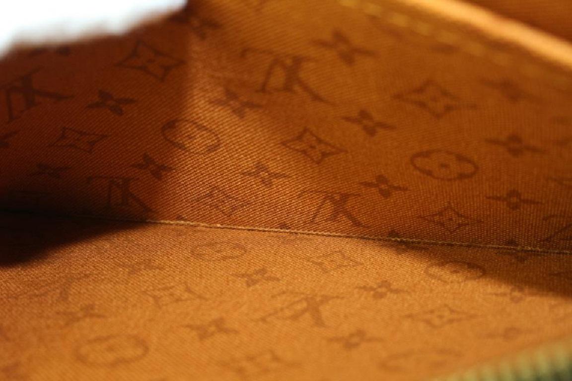 Louis Vuitton - Pochette Neverfull MM GM artisanale orange-marron avec monogramme Neuf - En vente à Dix hills, NY