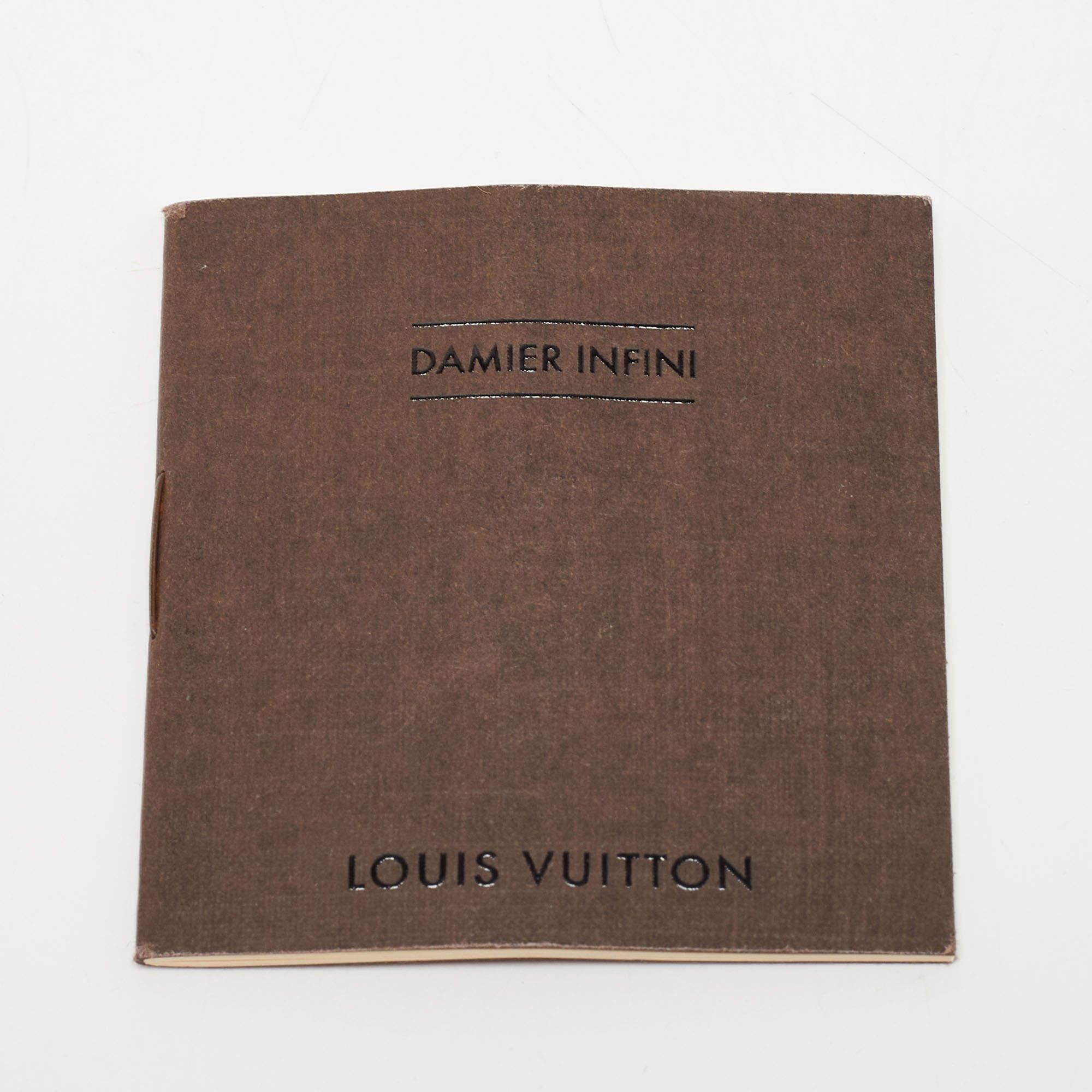 Louis Vuitton Orange Damier Infini Leather Porte Documents Voyage Briefcase 9