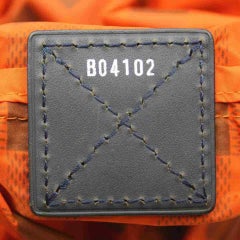 Louis Vuitton Orange Damier Masai Nylon Adventure Backpack 861186