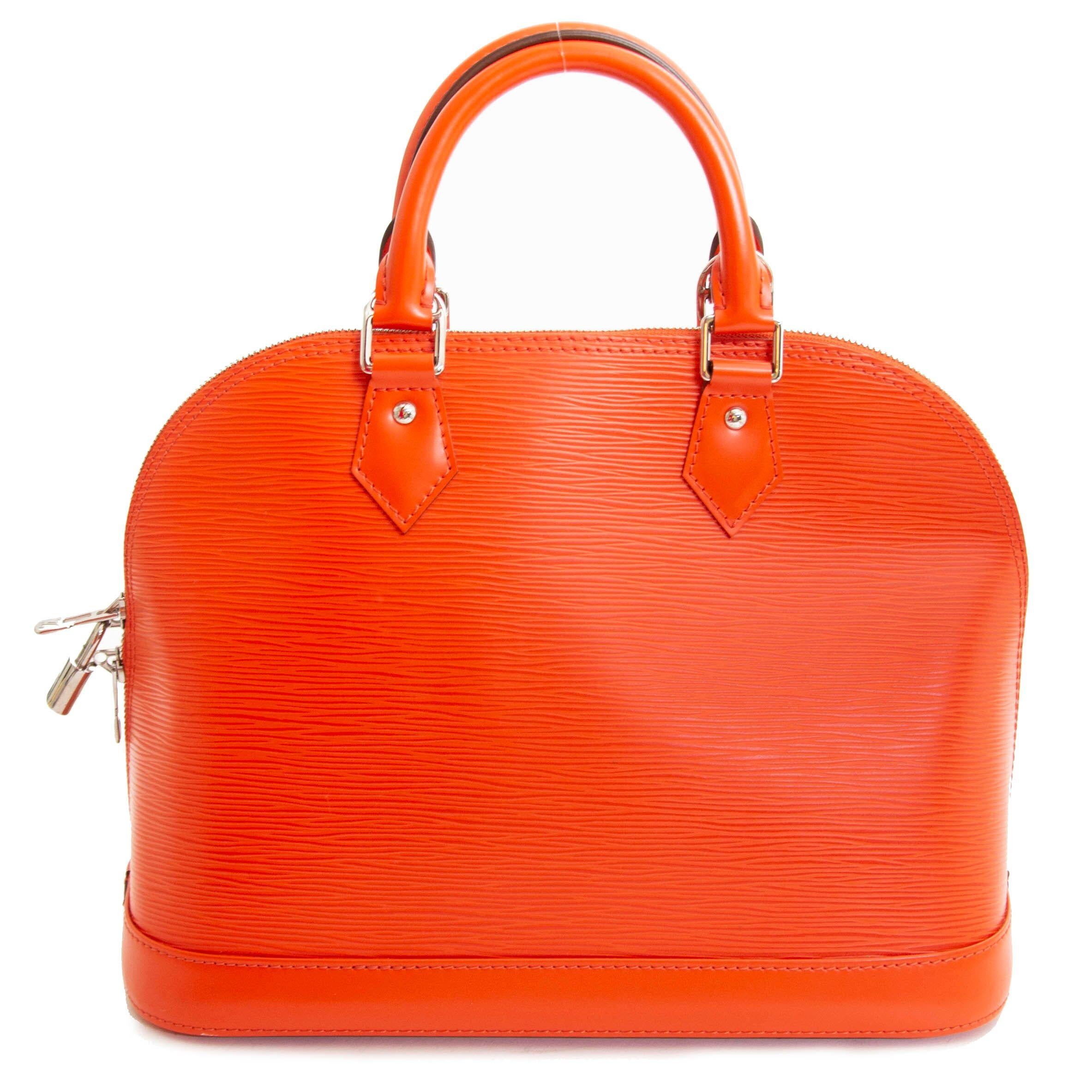 Louis Vuitton Orange Epi Alma PM For Sale at 1stDibs | louis vuitton alma orange, vuitton alma pm, louis vuitton sablon