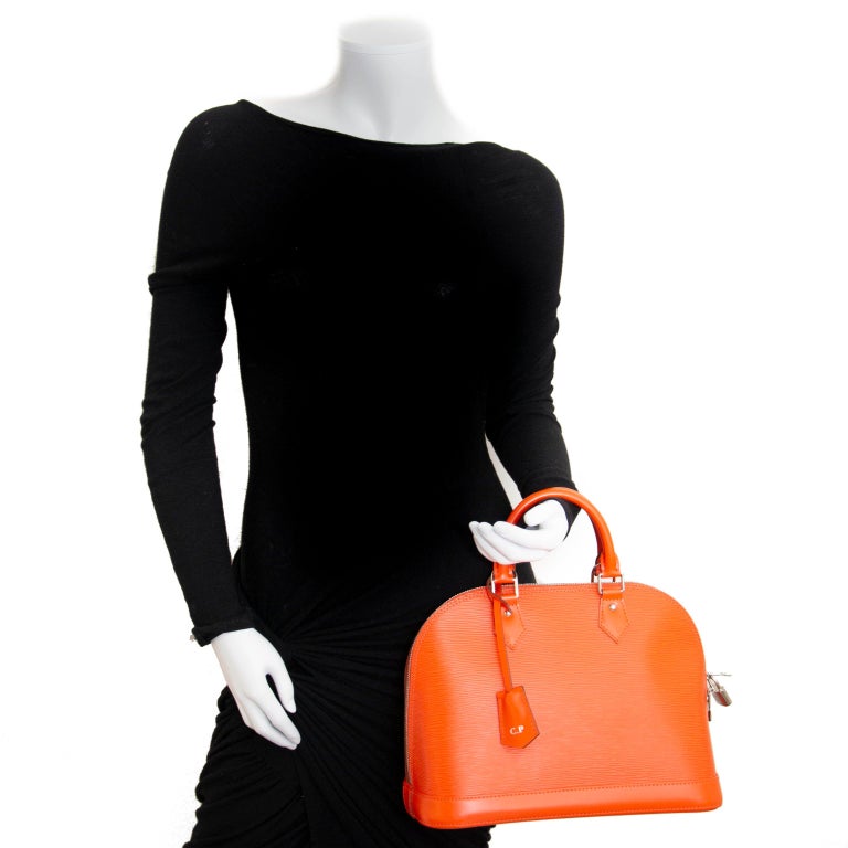 Louis Vuitton Epi Alma BB - Orange Handle Bags, Handbags - LOU800151