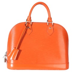 Louis Vuitton Orange Epi Alma PM