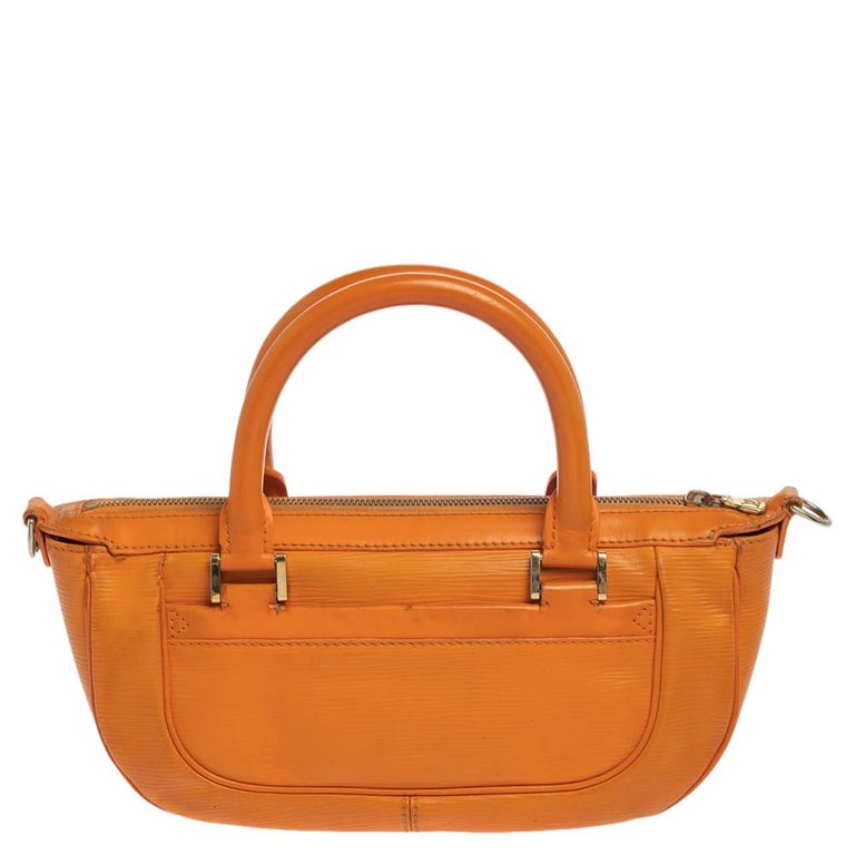 Louis Vuitton Orange Epi Leather Dhanura PM Bag - Yoogi's Closet