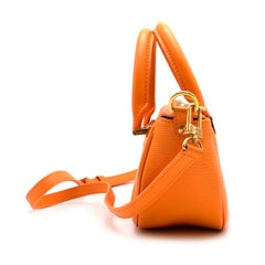 Louis Vuitton Orange Epi Leather Dhanura PM Bag
