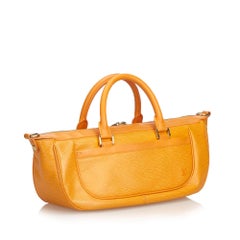 Louis Vuitton Orange Epi Leather Leather Epi Dhanura MM France w/ Dust Bag