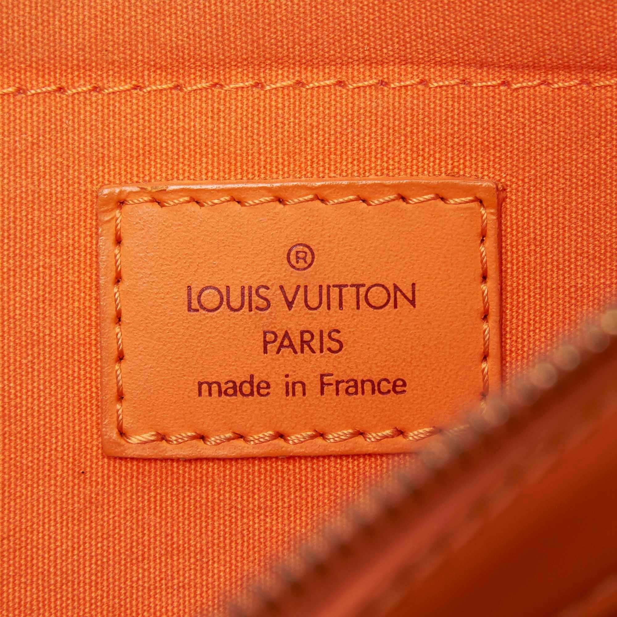 Louis Vuitton Orange Epi Leather Leather Epi Dhanura MM France w/ Dust Bag 2