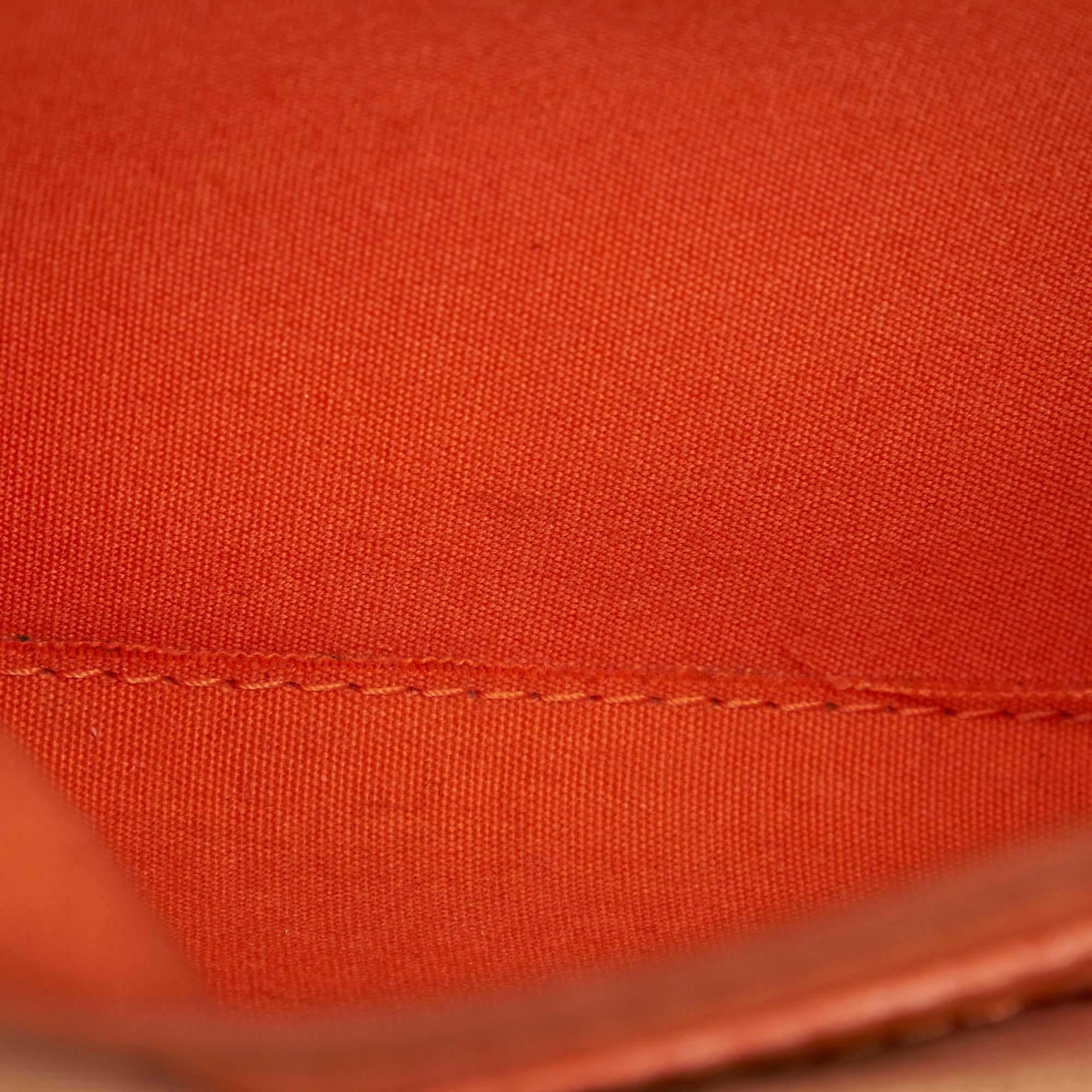 Louis Vuitton Orange Epi Leather Leather Epi Dhanura MM France w/ Dust Bag 3