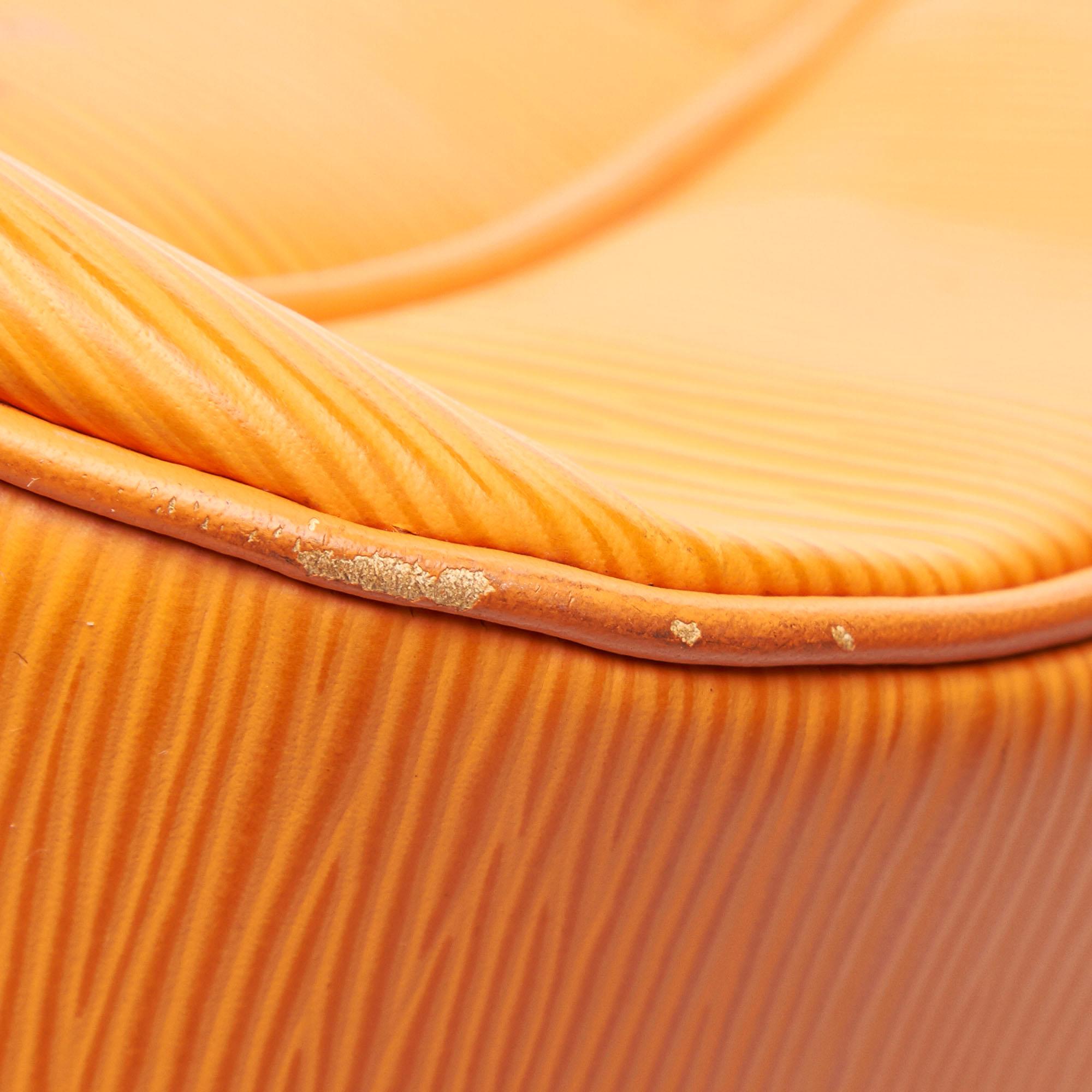 Louis Vuitton Orange Epi Leather Leather Epi Dhanura MM France w/ Dust Bag 5