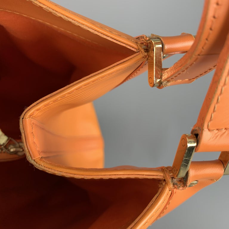 Leather 24h bag Louis Vuitton Orange in Leather - 13657600