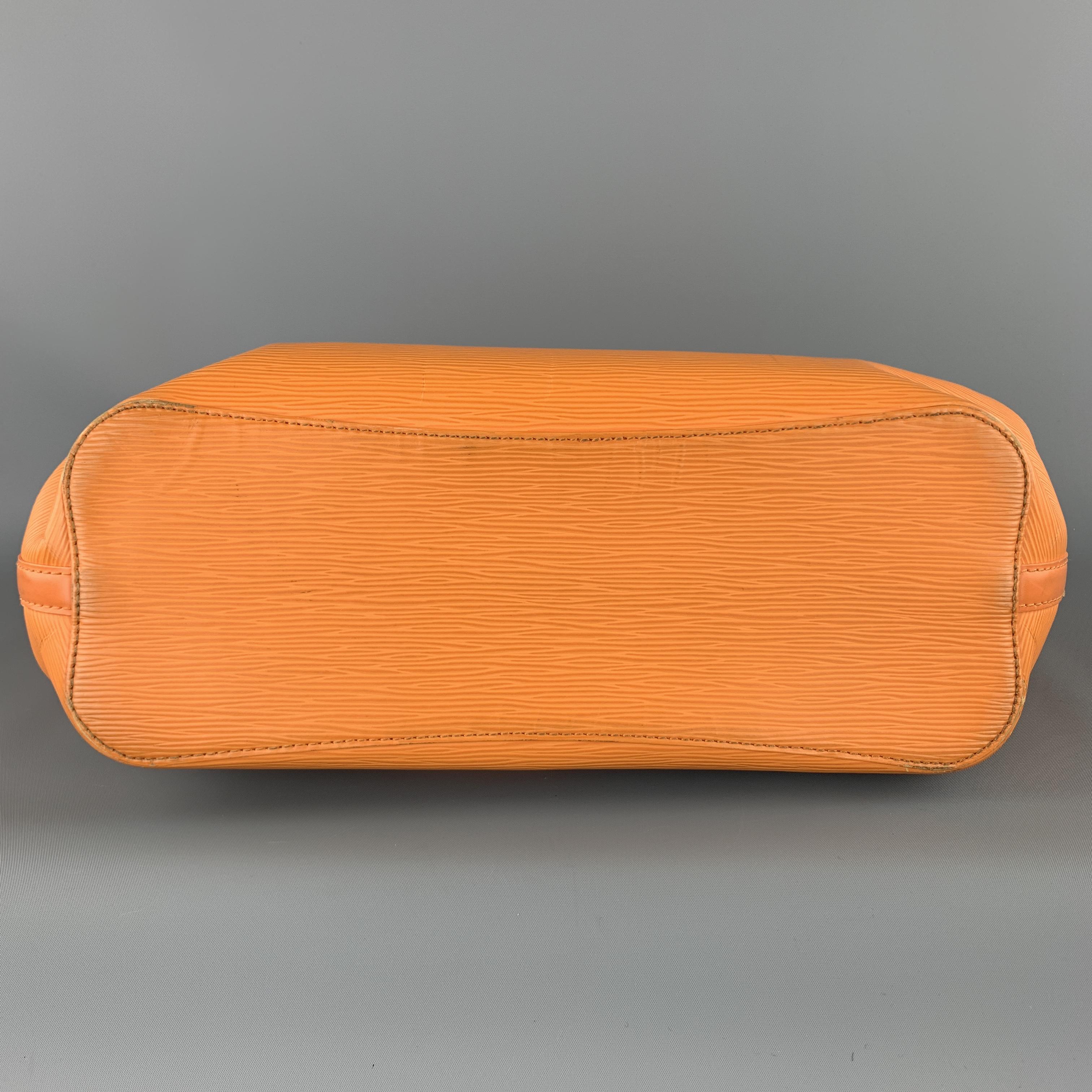 LOUIS VUITTON Orange Epi Leather MANDARA MM Large Shoulder Bag 1