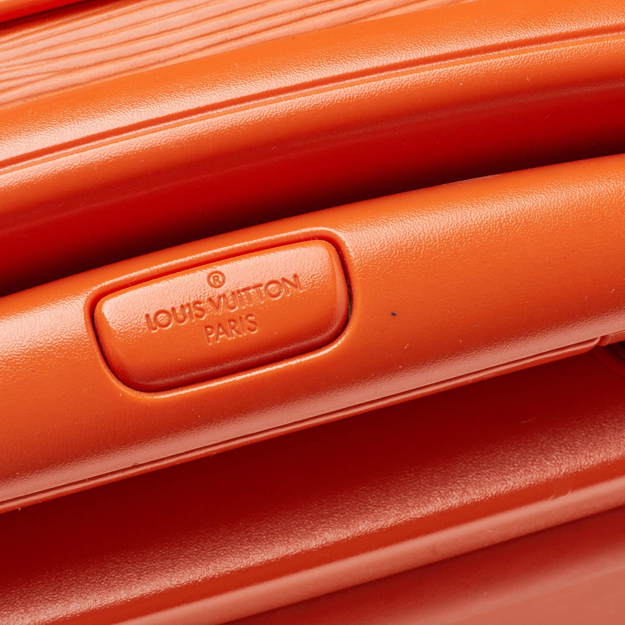 Louis Vuitton Orange Epi Leather Pegase 55 Luggage 5