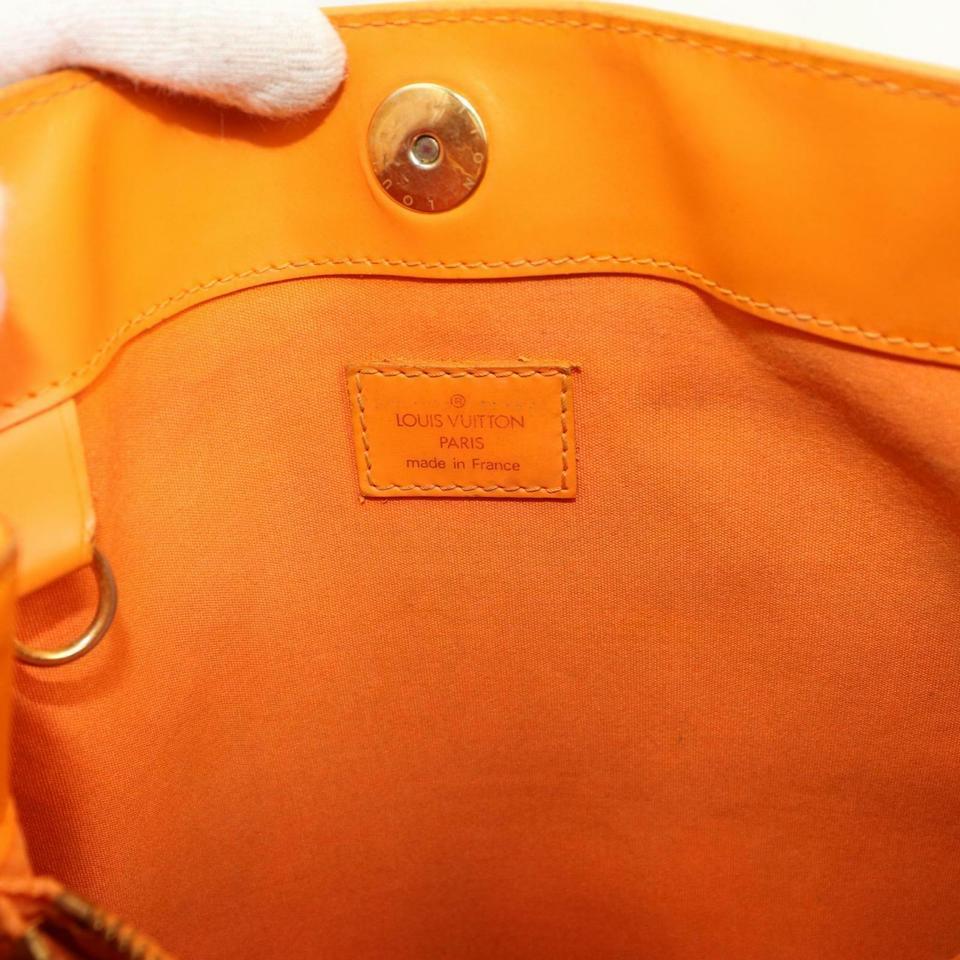 Louis Vuitton  Orange Epi Mandara MM Hobo 8711167 6