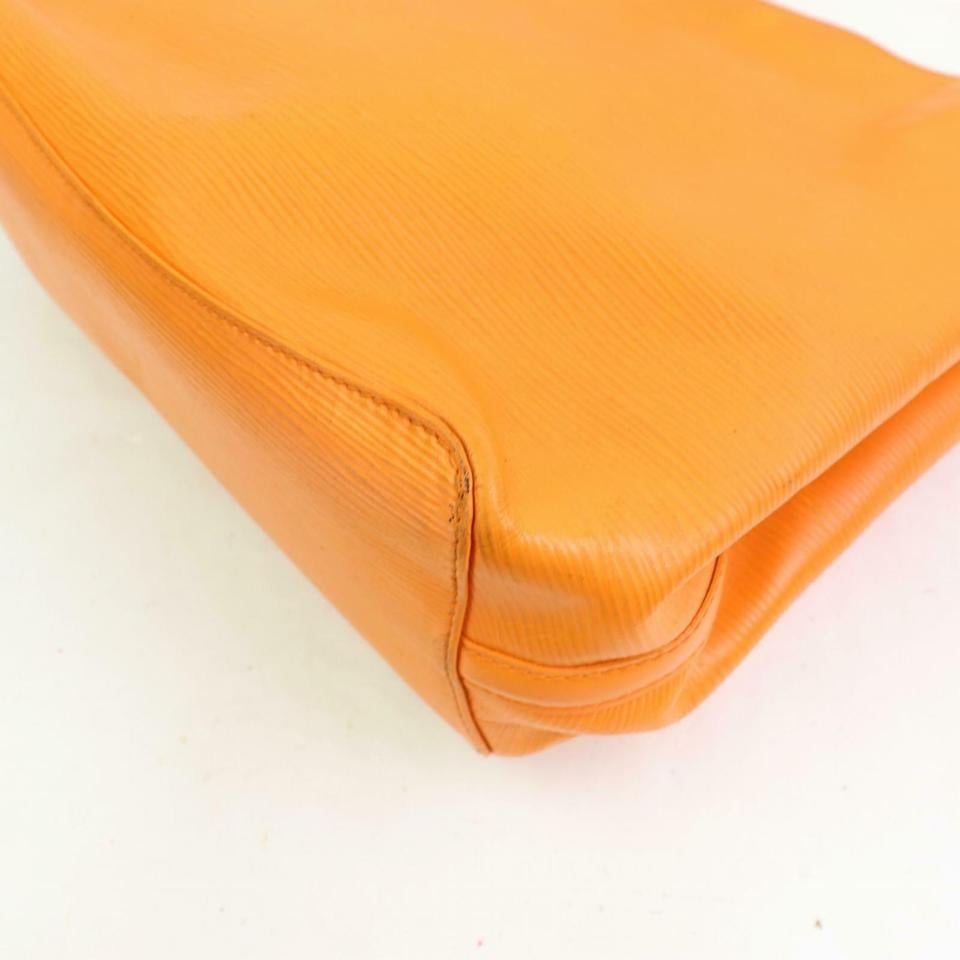 Louis Vuitton  Orange Epi Mandara MM Hobo 8711167 1
