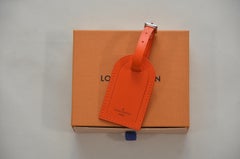 Louis Vuitton Orange Kofferanhänger Rare Collector's Mint