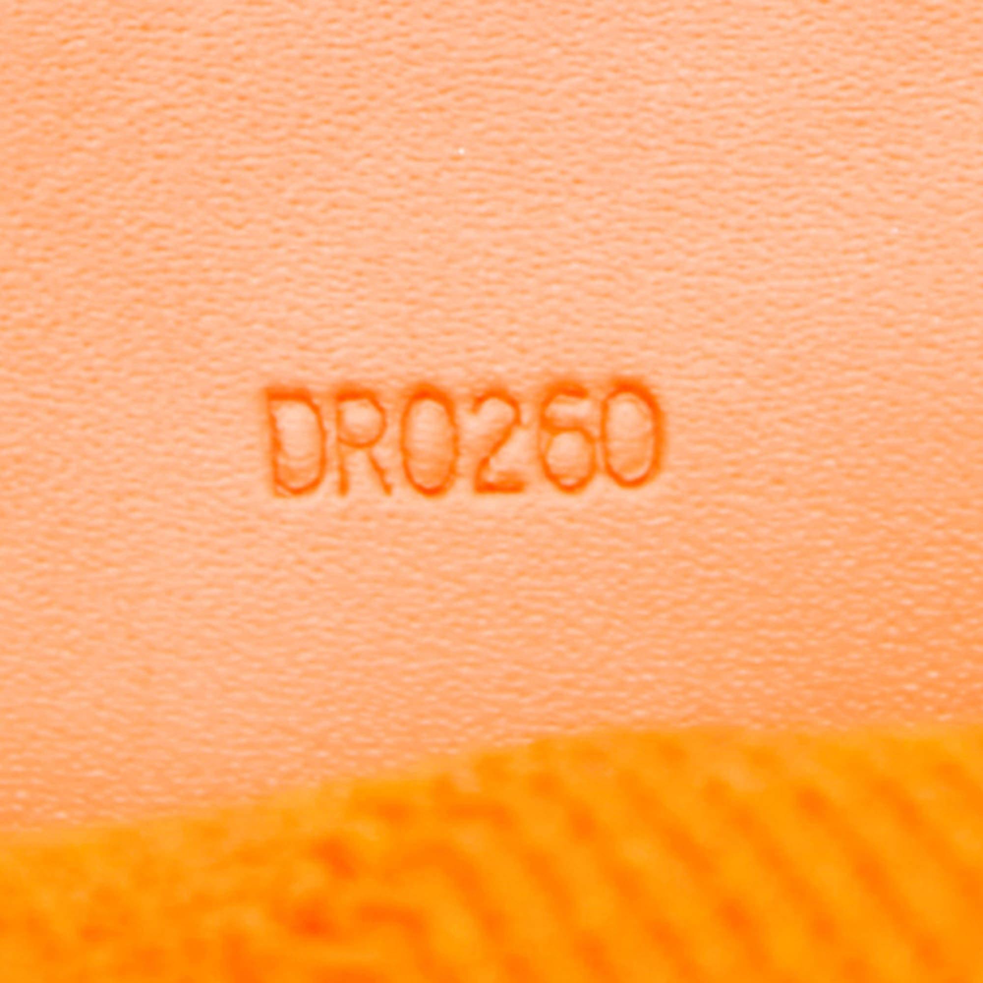 Louis Vuitton Orange Monogram Knit Horizon Soft Duffle 55 Rolling Luggage 2
